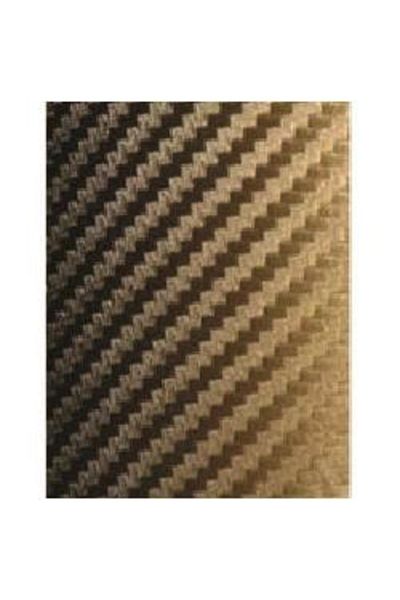 Ecce Folie de carbon auriu cu canale 152 Cm X 2 Mt
