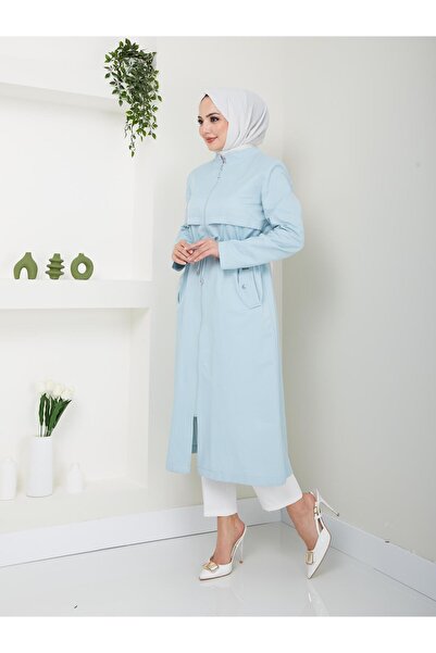 Doque Yazlık Pamuklu Trenç Kap Yarım Pardesü Giyçık 54041