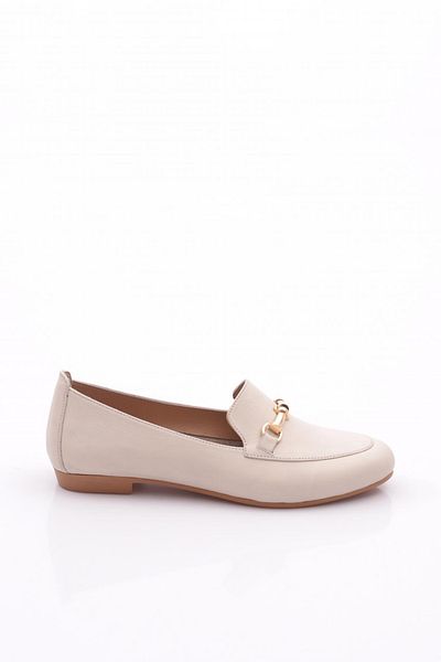 DGN Ecru Γυναικείο Loafer - Με Αξεσουάρ 8182678