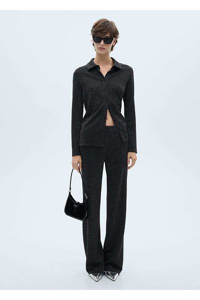 MANGO Woman Lureks Knitwear Shirt