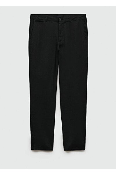 MANGO Man Slim fit %100 keten pantolon