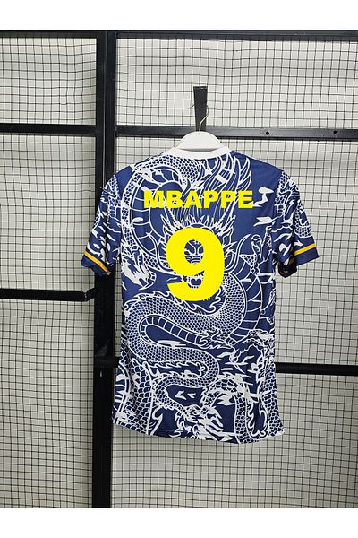 Lion Spor Mbappe Dragon bleumarin cu design special R.e.a.l.m.a.d.r.i.d. Tricou pentru adulți