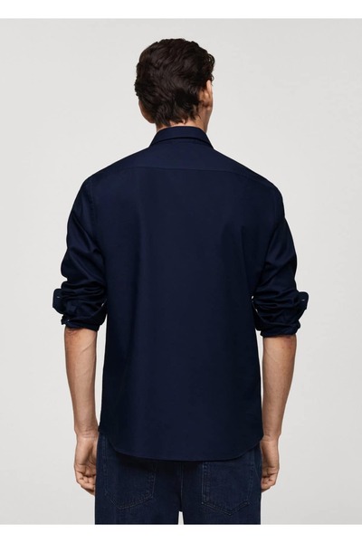 MANGO Man Regular fit pamuklu Oxford gömlek
