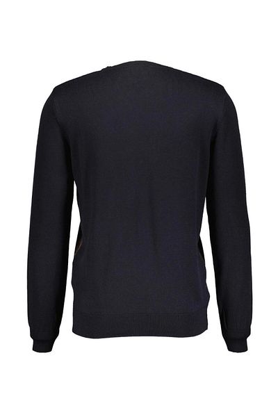 Diandor Men's Crew Neck Knitwear Sweater 2325073   - Coffee