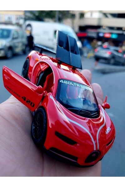 OYUNCAKSAHİLİ Bugatti Veyron Diecast 1:36 Model Ölçek Metal Araba Kapı Motor Kapağı Açılır 12cm Koleksiyon