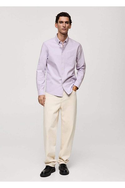 MANGO Man Bavlněná košile Oxford regular fit