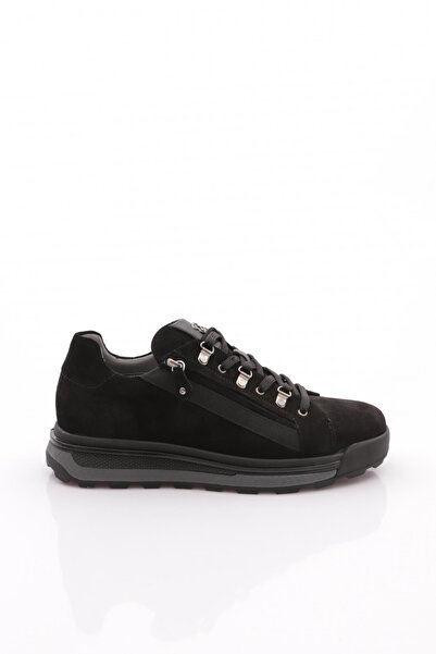 DGN Pantofi sport cu șireturi pentru bărbați, negri 67643617