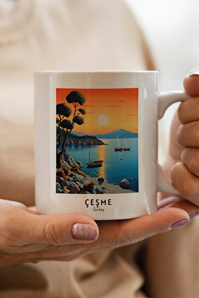 South Steel كوب زجاجي مطبوع عليه نافورة إزمير