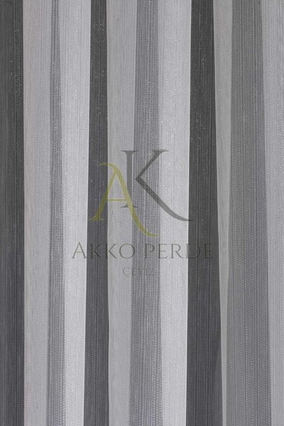Karesi Thick Bamboo Seyrek Pleated 1X2 Tulle Curtain Salon Balcony Kitchen Tulle