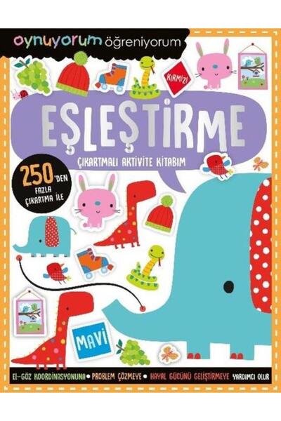 İndigo Çocuk Oynuyorum Öğreniyorum-eşleştirme Çıkartmalı Aktivite Kitabım