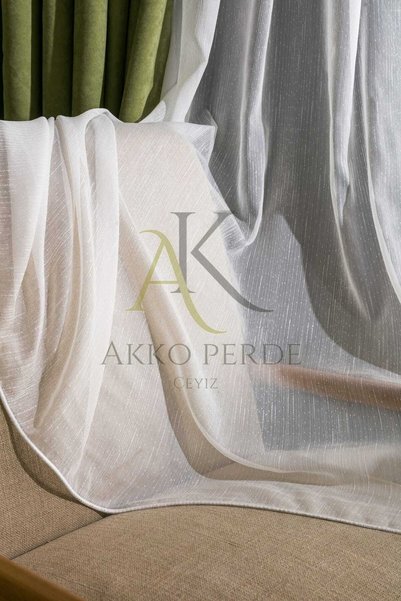 Karesi Bambu Shantuk Wet Pleated 1X3 Tulle Curtain Salon Balcony Kitchen Tulle