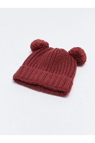 LC Waikiki Lcw Basic Baby Girl Knitwear Beret