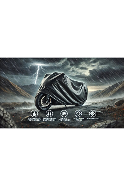 KEMOSABE مشمع دراجة نارية مقاوم للماء 4 مواسم - يتحمل ما يصل إلى 60 درجة (قما...