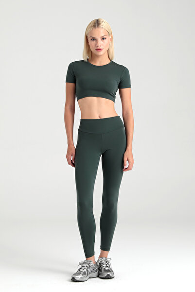 SHEISMONO Comfort Yüksek Bel Tayt Yosun Yeşili