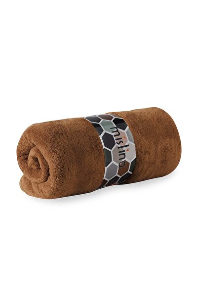 Mislina Home Wellsoft Deluxe Single Brown Tv Blanket - 150X200 cm