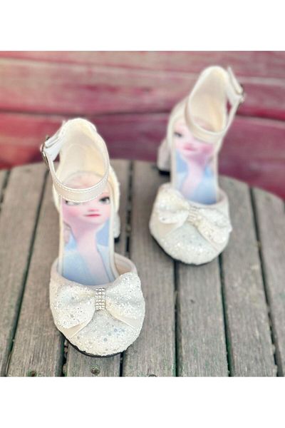 Surpie Shoes Pantofi cu toc pentru copii, pantofi cu toc cu caracter, pantofi de seara pentru copii