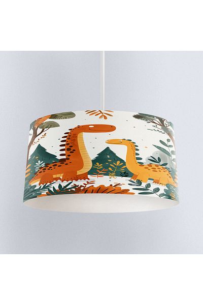 Else Dekor Cute Dinosaurs Patterned Boy's Room Pendant Chandelier Model