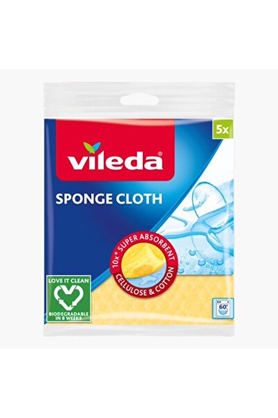 Vileda طقم قماش إسفنجي مكون من 5 قطع - 25x18.5x2 سم
