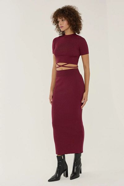 Hiccup Crew Neck Two Piece Knitwear Set