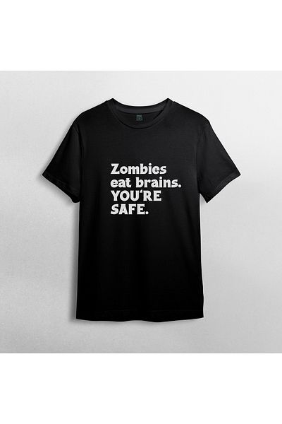 Pixxa Zombies Newbies - Μπλουζάκι από 100% βαμβάκι με λαιμόκοψη μοντέλο 1