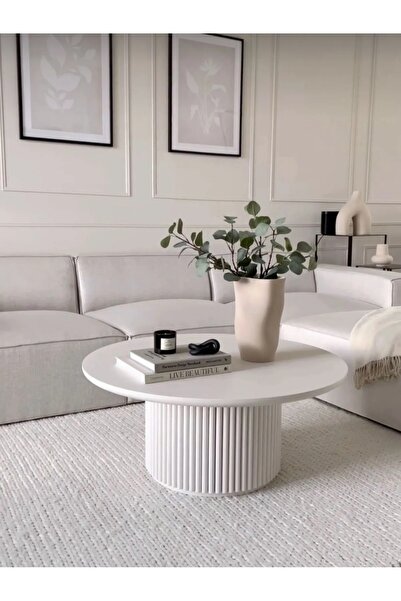 uğurlubaylar yuvarlak modern orta sehpa
