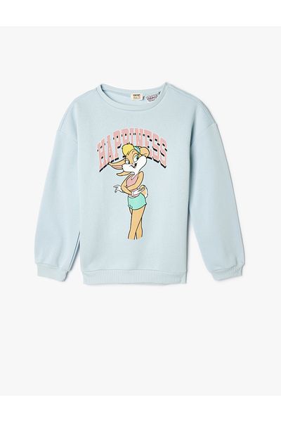 Koton Lola Bunny Sweat cu licență cu gât crew cu mânecă lungă