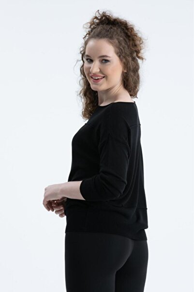 sumoda Kadın Giyim Bluz Merserize Kazak Düşük Omuz Ince Viskon Triko Örme Kazak