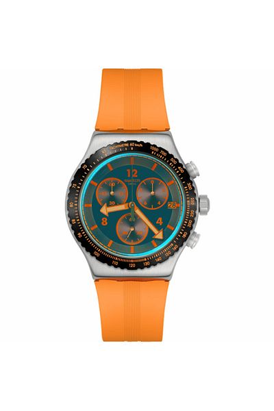 Swatch Yvs529 Tangerine Tiger Men's Wristwatch