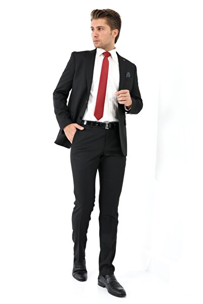 Presto 6 Drop Black Men's Classic Regular Suit - 660-001