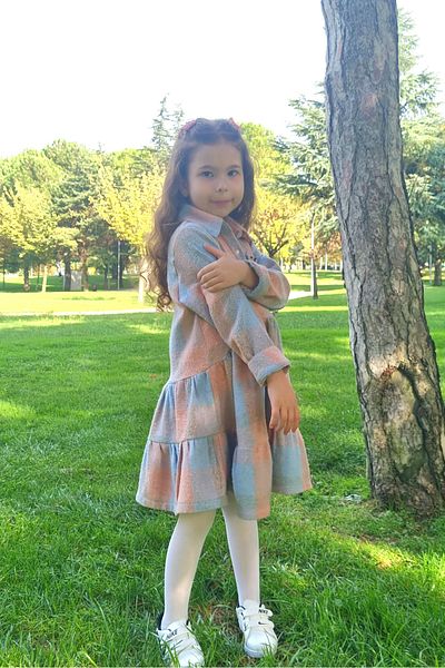 Veni Baby Girl's Lumberjack Dress