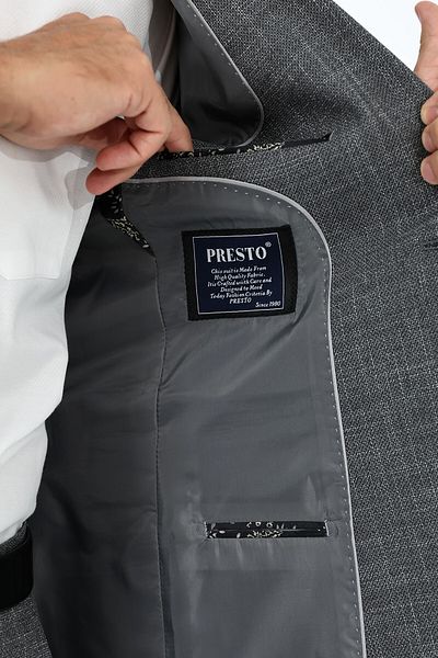Presto Men's Classic (Regulated) Suit 6 Drop Smoke-672-070