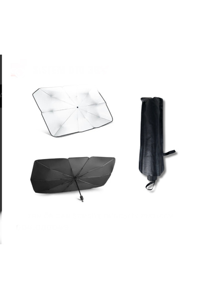 SHOC ÖN CAM ŞEMSİYE GÜNEŞLİK 79X140CM