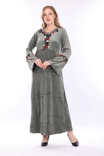mervemoda ΓΥΝΑΙΚΕΙΟ ΜΑΚΡΙΜΑΝΙΚΟ ΒΕΛΟΥΔΙ ΦΟΡΕΜΑ
