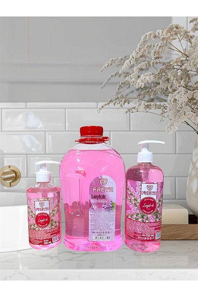 FREYR 2500Ml-750Ml-500Ml Moisturizing and Extra Lilac Perfumed Liquid Hand Soap