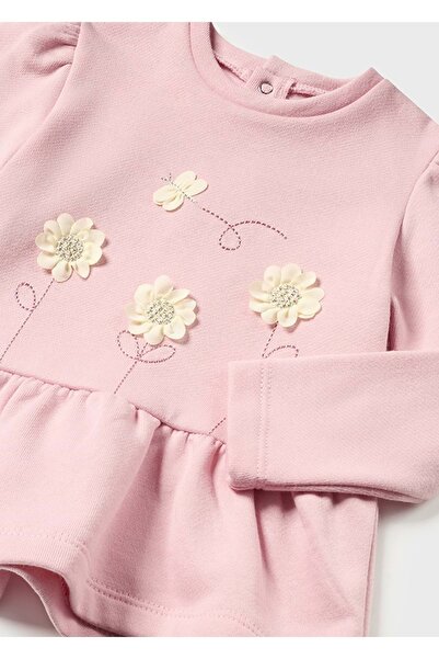 MAYORAL Bebek Set Tayt Kadife Krem