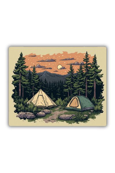 lili hediyelik Mouse Pad imprimat Nature și Camping 22x18 cm