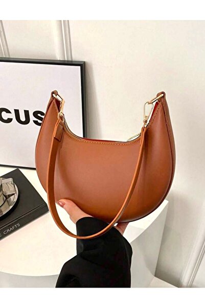 İAMBTŞY AY DİZAYNLI GÜNLÜK ŞIK TASARIMLI KADIN KOLTUK ALTI BAGET ÇANTA