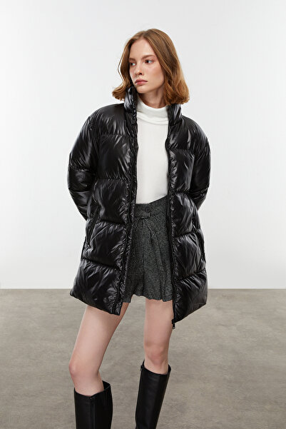 Mudo Quilted Inflatable Coat with Right Collar