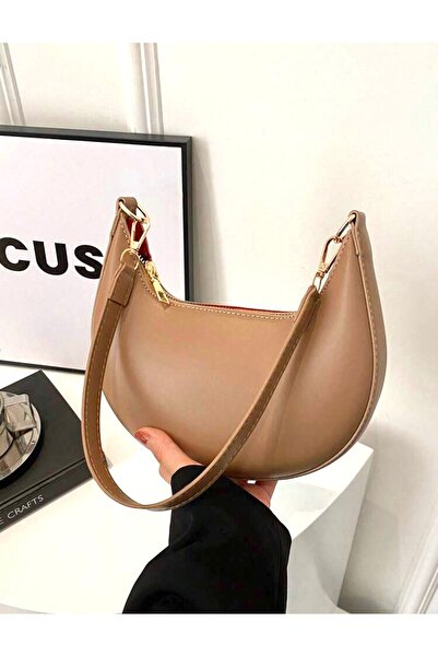 İAMBTŞY AY DİZAYNLI GÜNLÜK ŞIK TASARIMLI KADIN KOLTUK ALTI BAGET ÇANTA