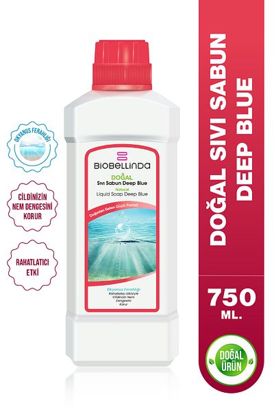 BioBellinda Deep Blue 750 ml Liquid Hand Soap