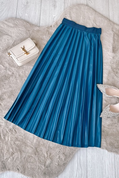 ModaAycan Indigó női szoknya - redőzött és elegáns MA171