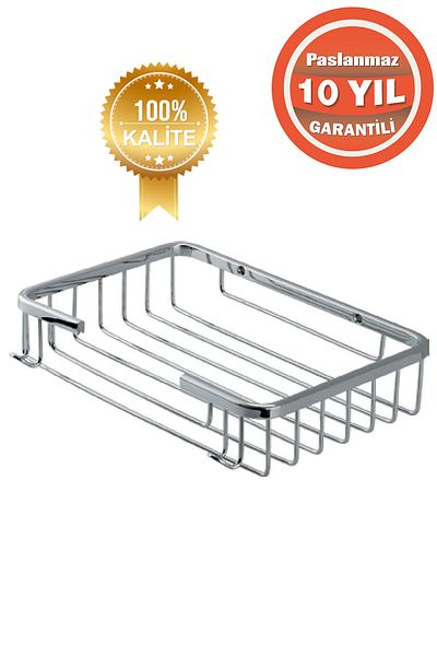 ÇELİK BANYO حامل شامبو فردي من النحاس المقاوم للصدأ مقاس 22 × 15 سم