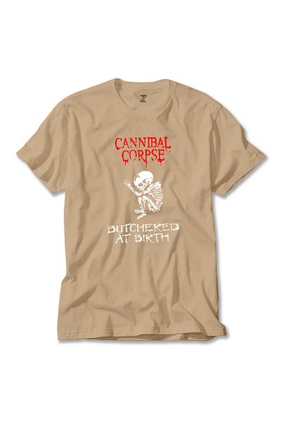 Z zepplin Μπλουζάκι Cannibal Corpse Butchered At Birth Cream