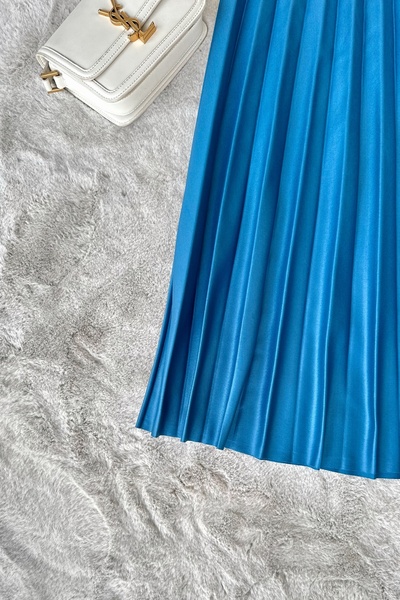 ModaAycan Indigó női szoknya - redőzött és elegáns MA171