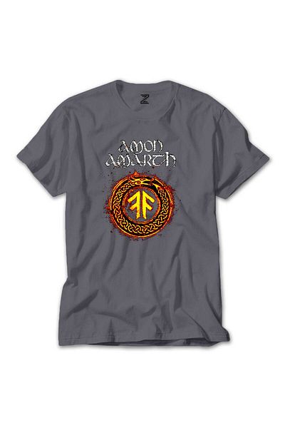 Z zepplin Amon Amarh The Pursuit Of Vikings Γκρι μπλουζάκι