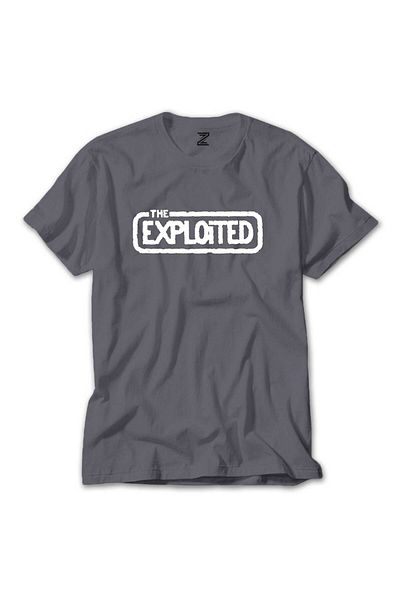 Z zepplin Το γκρι μπλουζάκι με λογότυπο Exploited