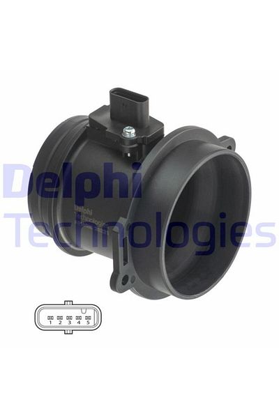 DELPHİ جهاز قياس كتلة الهواء (VW TOUAREG 11-18 AUDI A4 08-16 A5 08-17 A6 05-18 Q5 09-17 Q7 07-15) BKS-CASA-
