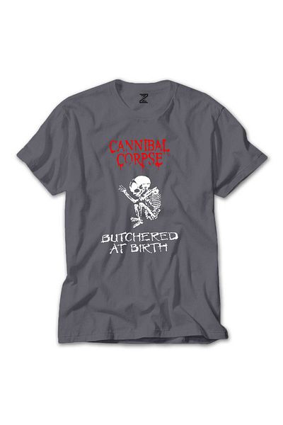 Z zepplin Γκρι μπλουζάκι Cannibal Corpse Butchered At Birth