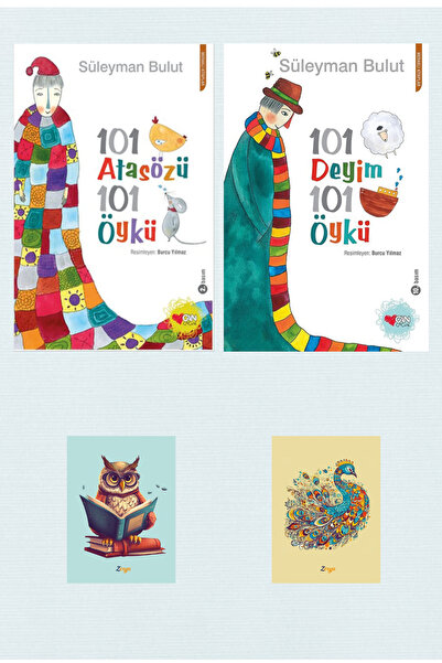 Can Çocuk 101 Atasözü 101 Öykü kitabı - 101 Deyim 101 Öykü (2 NOT DEFTERLİ)