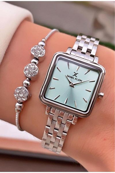 Daniel Klein Mrd11748 Silver Color Women's Wristwatch Bracelet